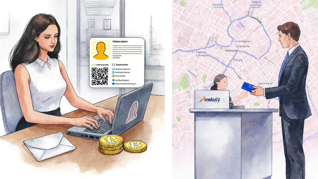 Watercolor split scene showing independent escort at home and agency office with Paris map backdrop.